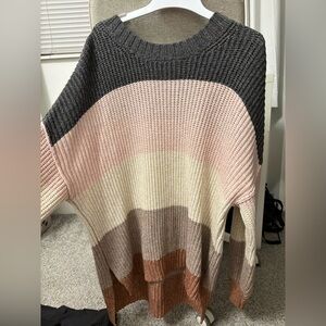 American Eagle Outfitters Multicolor Striped Sweater